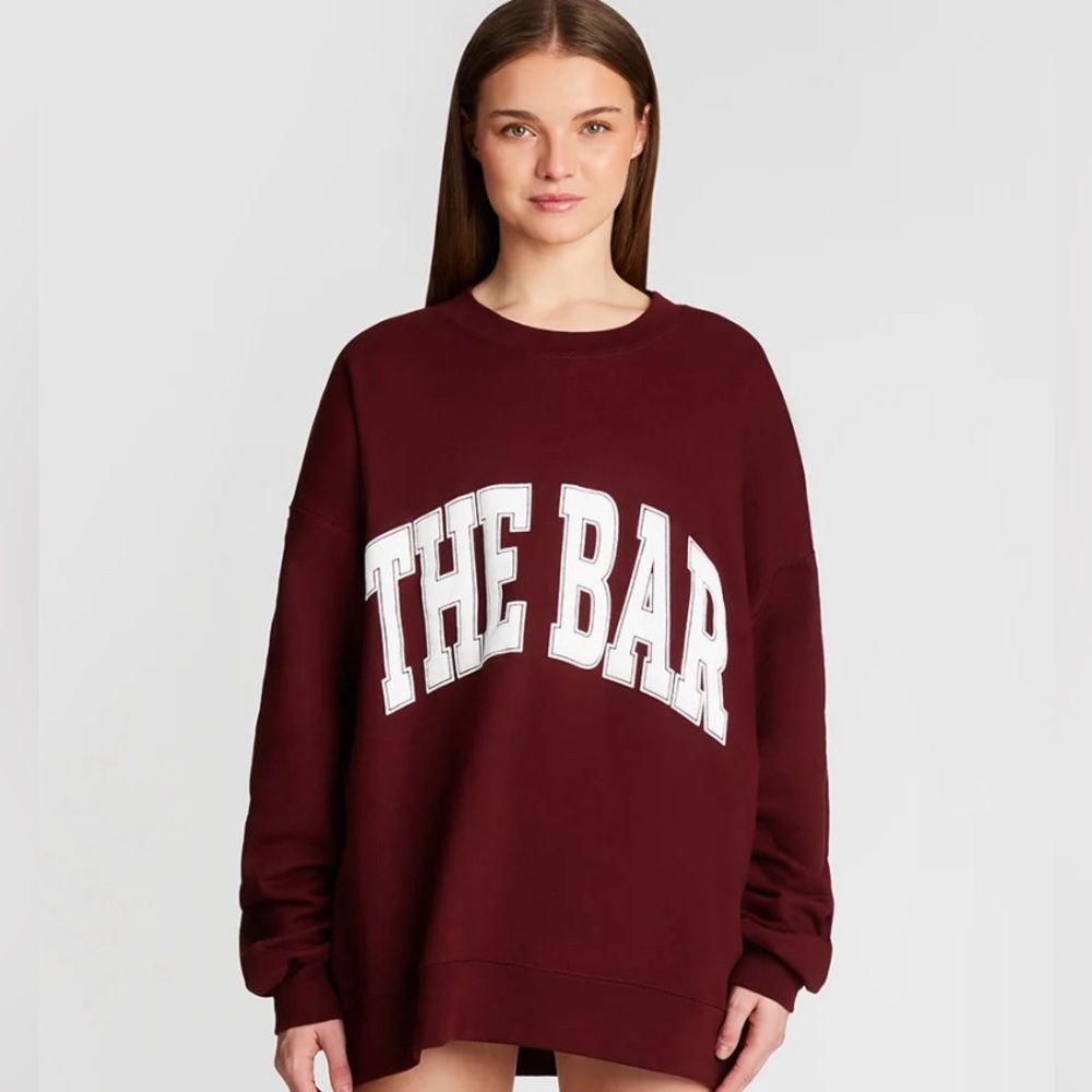 THE BAR varsity sweatshirt L